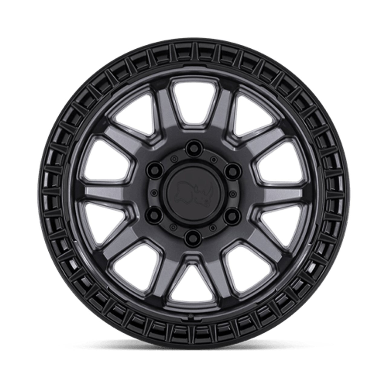 BR001 17X8.5 5X4.5 M-GNMTL BLK-LP 34MM