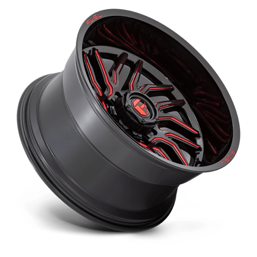 D808 22X12 6X5.5 G-BLK MILL-RT -44MM