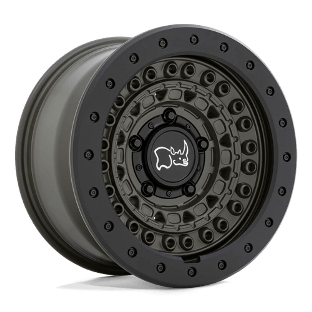 BRBCD 17X8.5 6X135 OD-GRN BLK-RKGRD 10MM