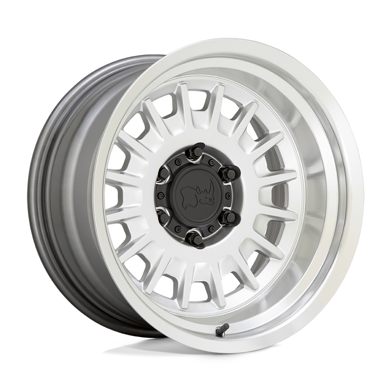 BRALS 16X8 6X5.5 G-SLV MIR-LP -25MM