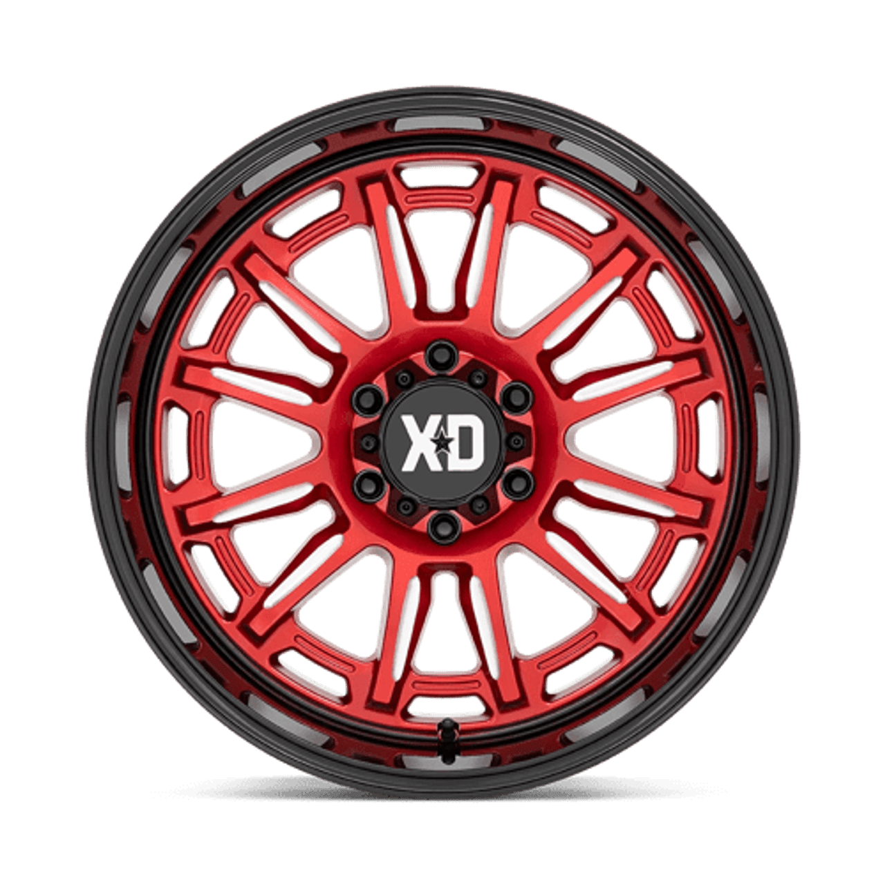 XD865 20X9 6X135 RED-MILL BLK-LP 00MM