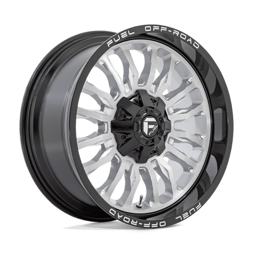 D798 20X10 8X170 SLVR-BRSH BLK-LP -18MM