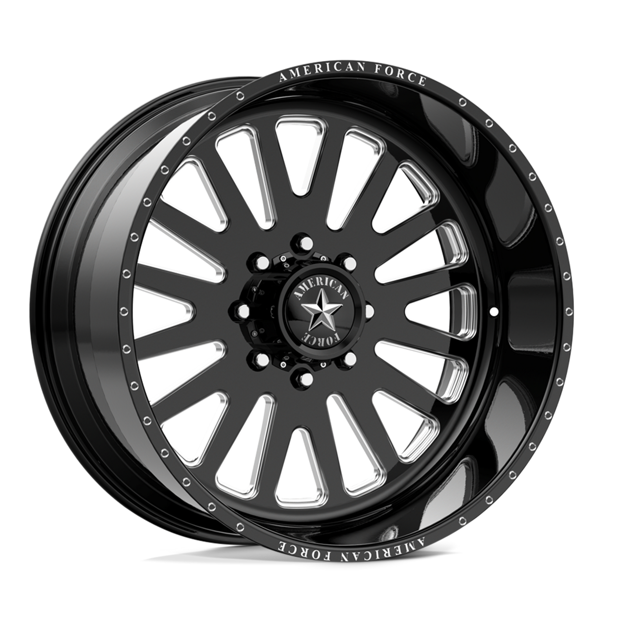 AWF20 22X12 6X135 G-BLK MACH -40MM