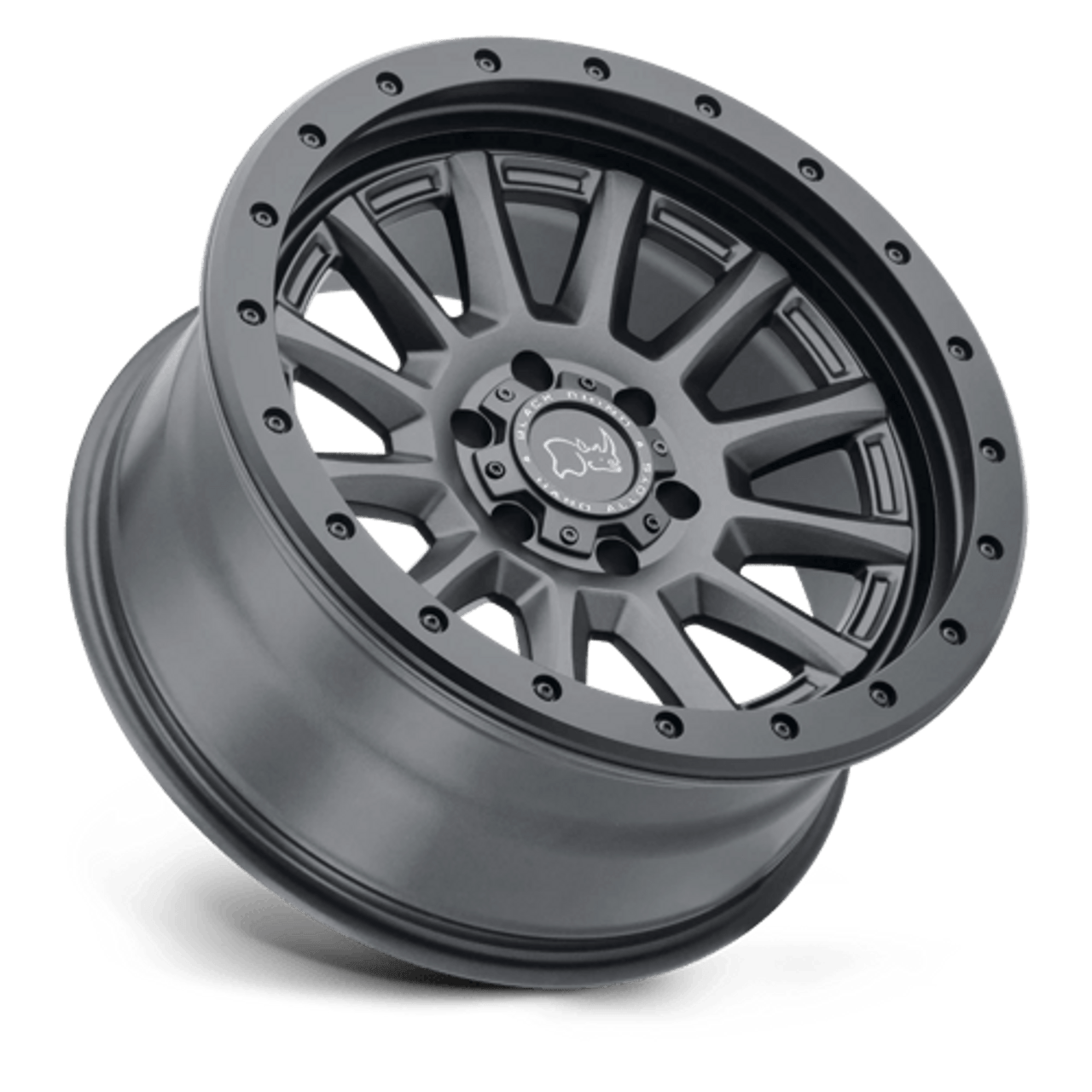 BRDGR 17X8.5 5X5.0 GUN-BLK -18MM
