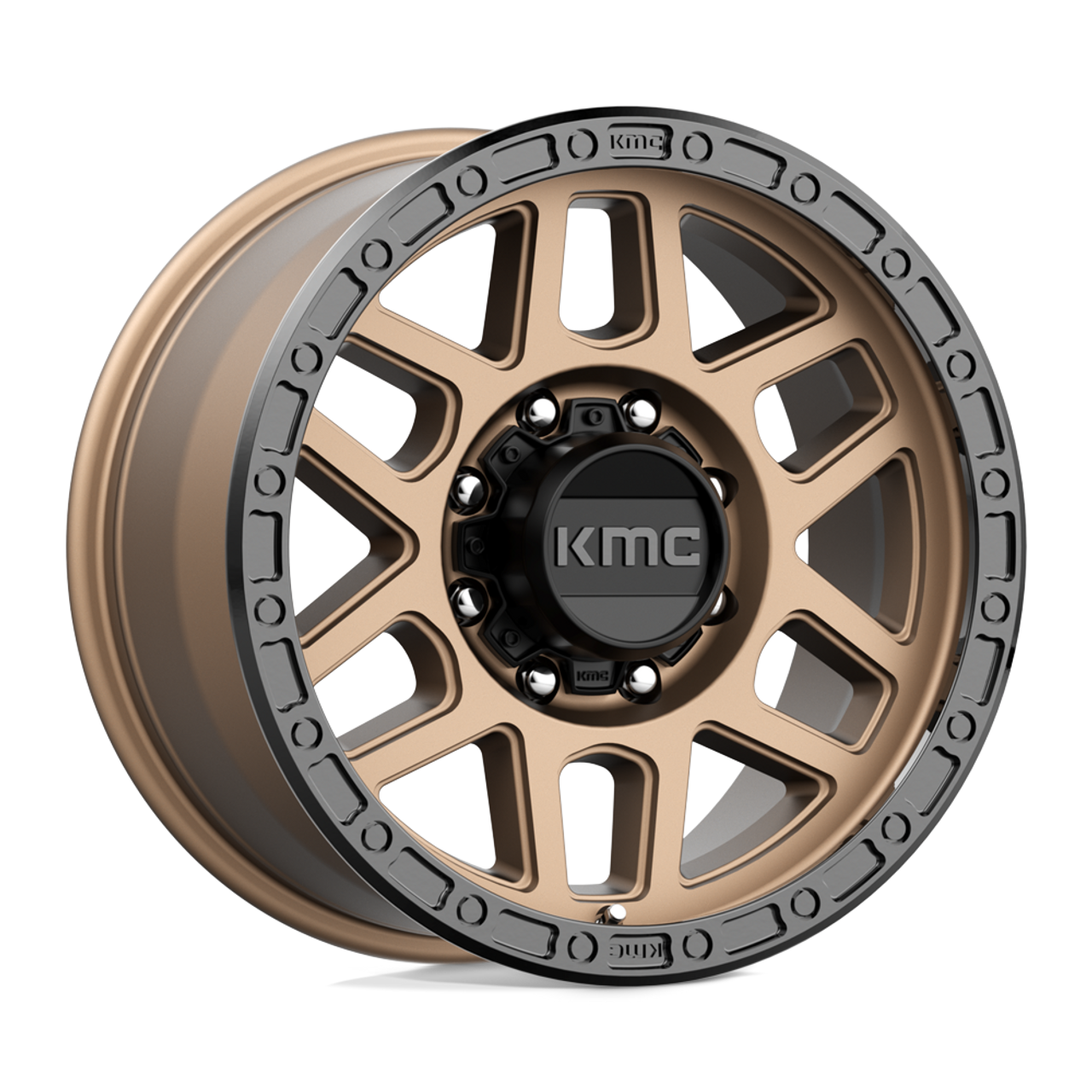 KM544 18X9 8X6.5 M-BRZ BLK LP 18MM