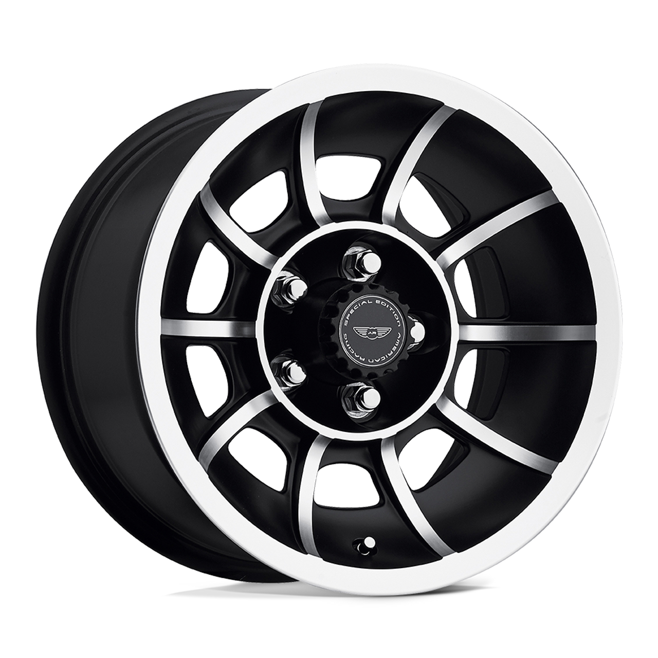 VN47 15X8.5 5X4.5 S-BLK MACH 06MM