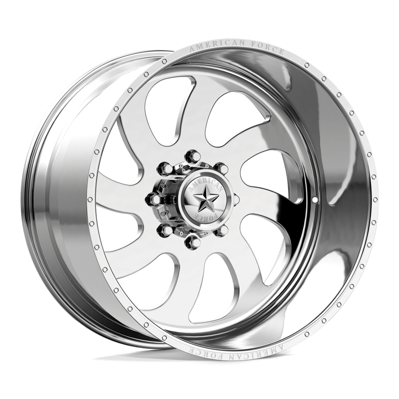 AW76 20X10 6X135 POLISHED -25MM