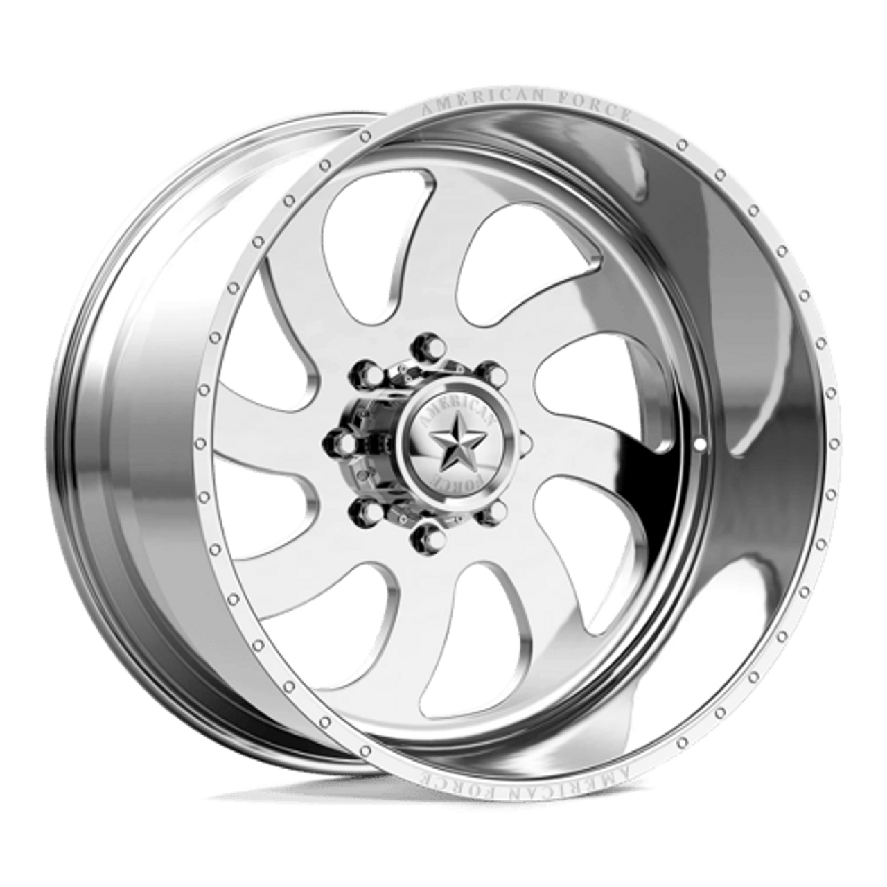 AW76 20X10 6X135 POLISHED -25MM