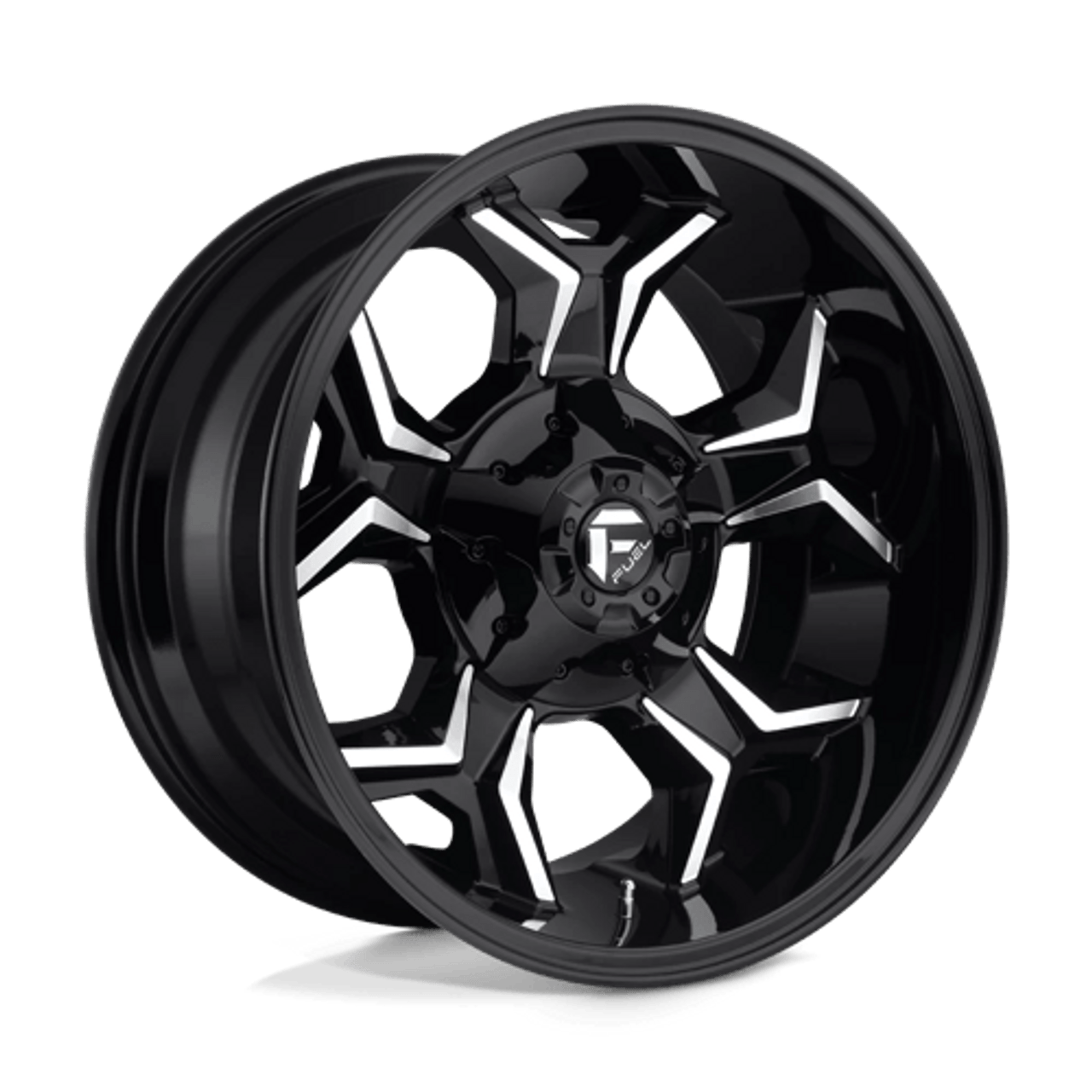 D606 20X10 8X6.5 GL-BLK-MIL -18MM