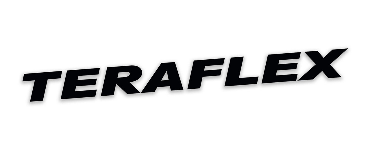 Logo Stickers 28 Inch Black TeraFlex