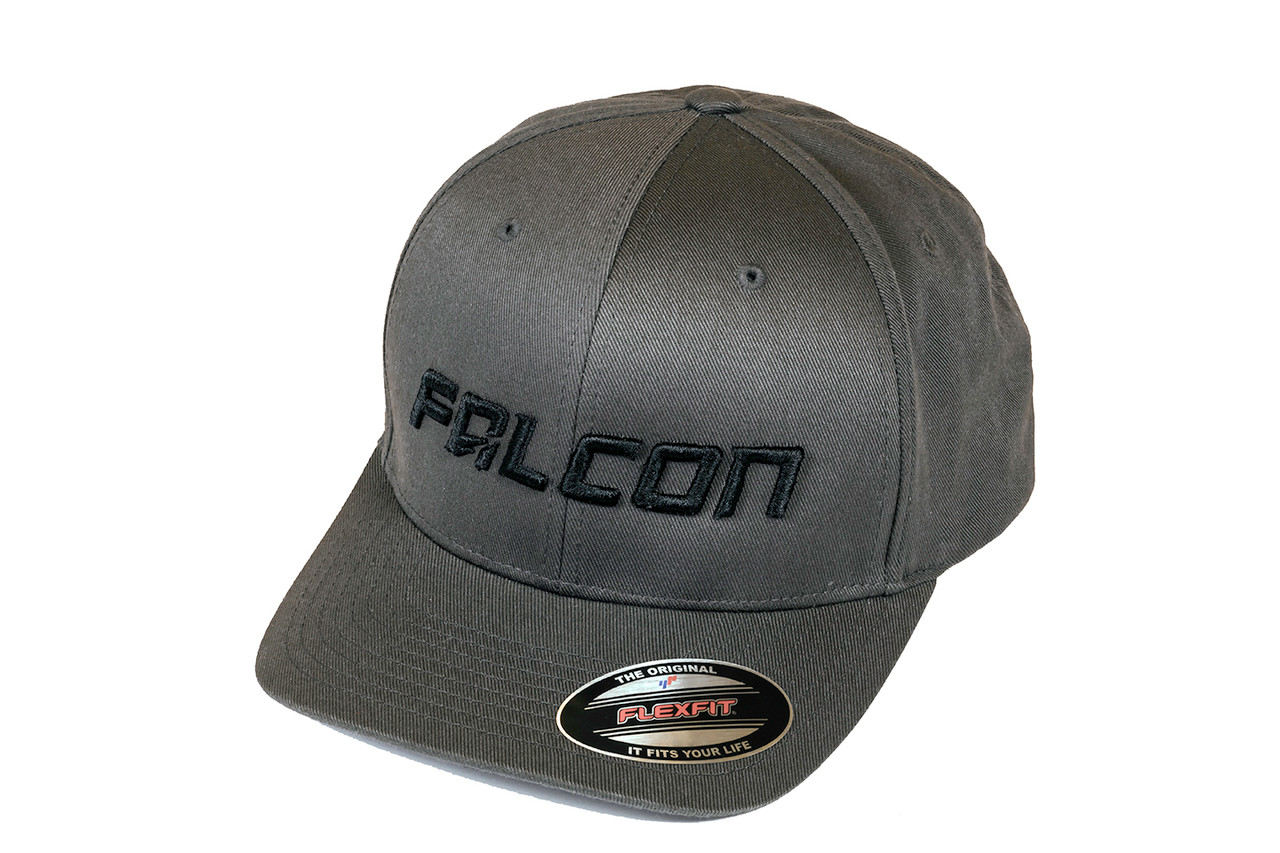 Falcon Shocks FlexFit Curved Visor Hat Dark Gray/Black Large/XLarge Teraflex