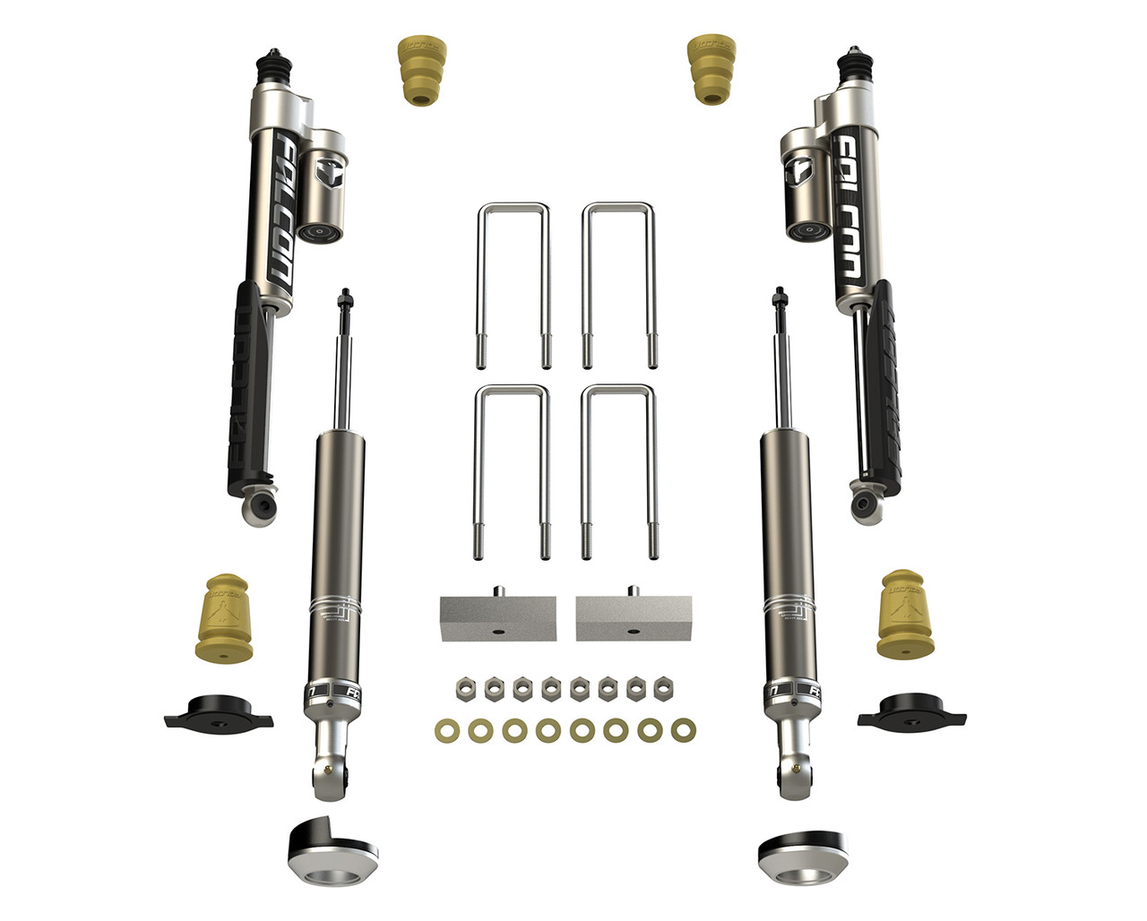Tacoma Shock Falcon 2.25 Inch Sport and Spacer Lift System For 05-Pres Toyota Tacoma TeraFlex