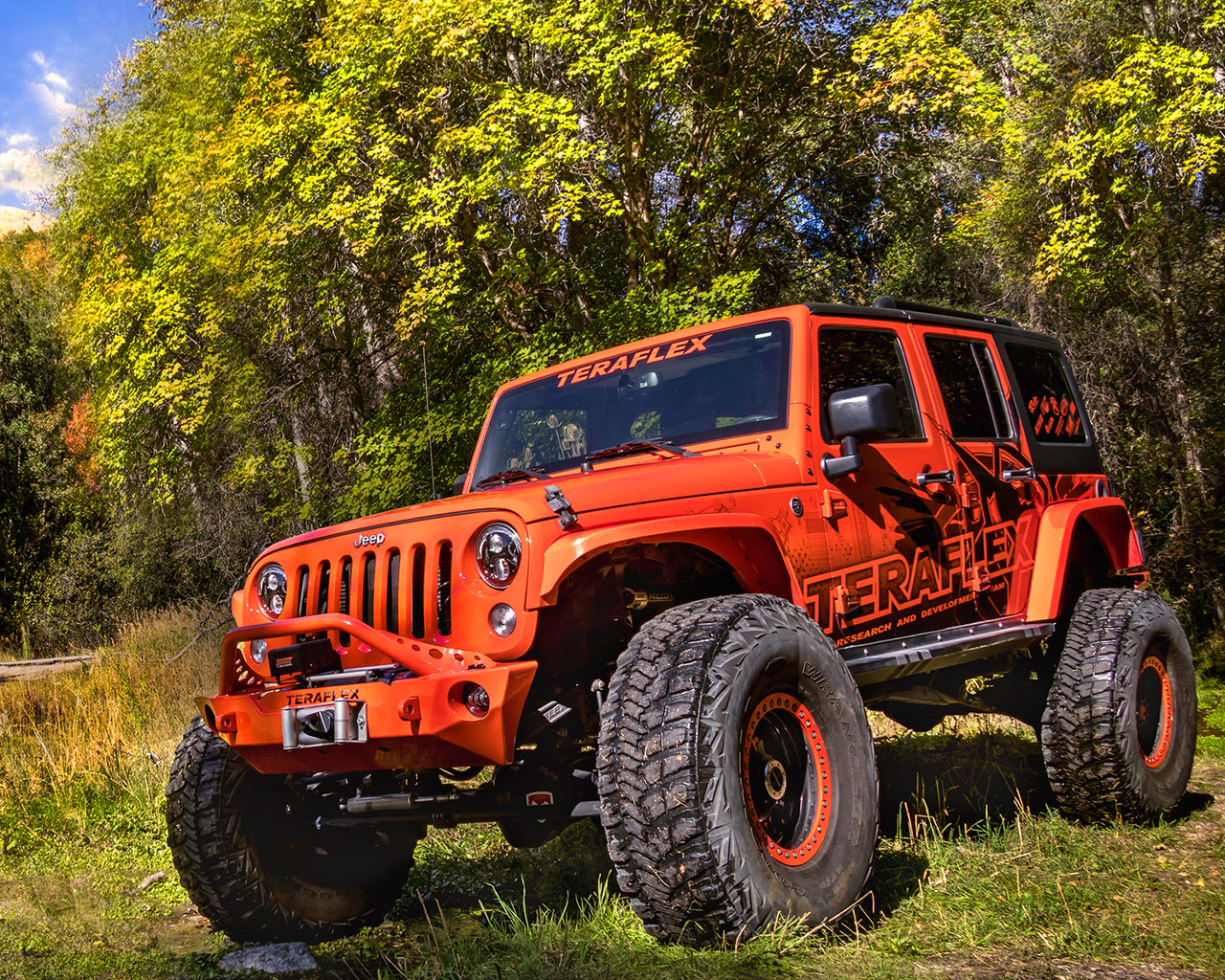 Jeep JKU 4 Door Alpine CT6 Suspension System 6 Inch Lift w/ Falcon 3.3 Shocks 07-18 Wrangler JKU TeraFlex