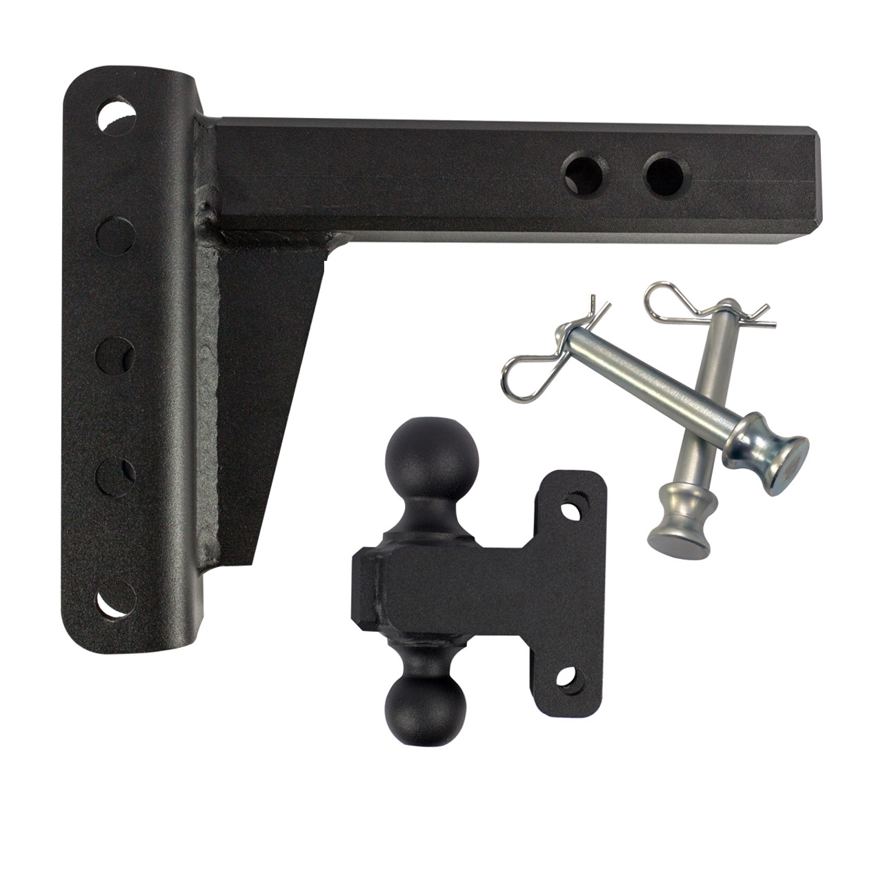 2.0” Heavy Duty 4” Drop/Rise Trailer Hitch