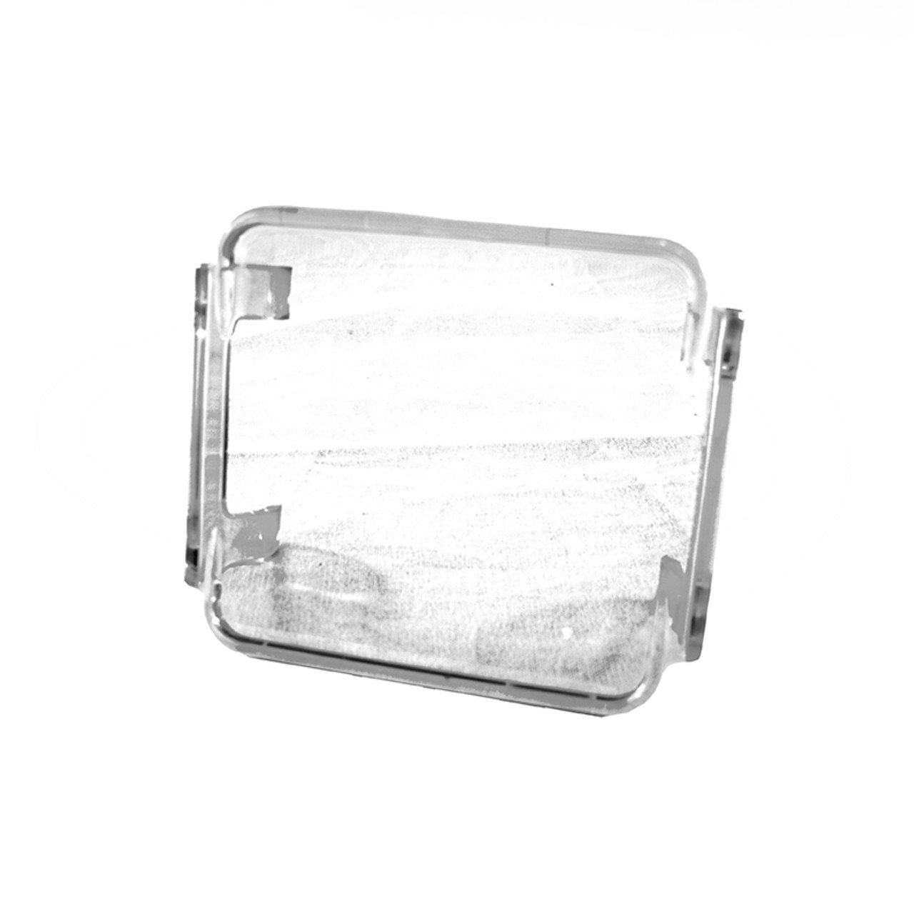 Translucent 3x3 Inch Protective Spotlight Cover White Race Sport Lighting