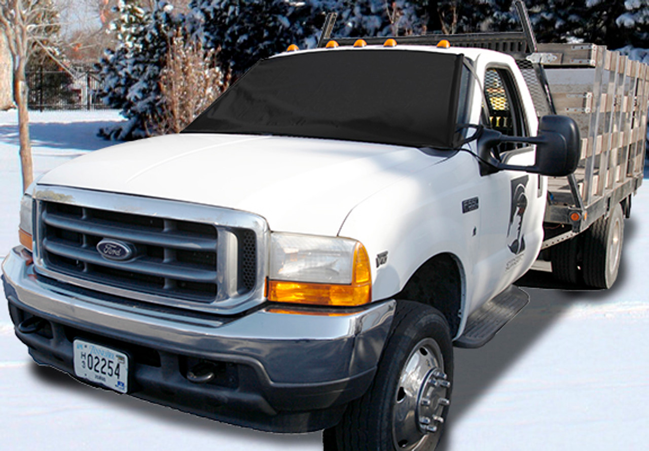 XL Frost and Snow Shield Cover 70in x 41 Inch Fits Larger Trucks and SUVs Race Sport Lighting