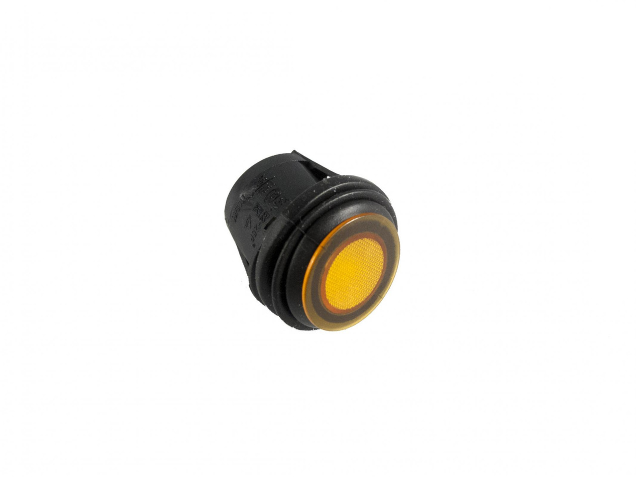Waterproof LED Rocker 12V/12A Switch Yellow Race Sport Lighting