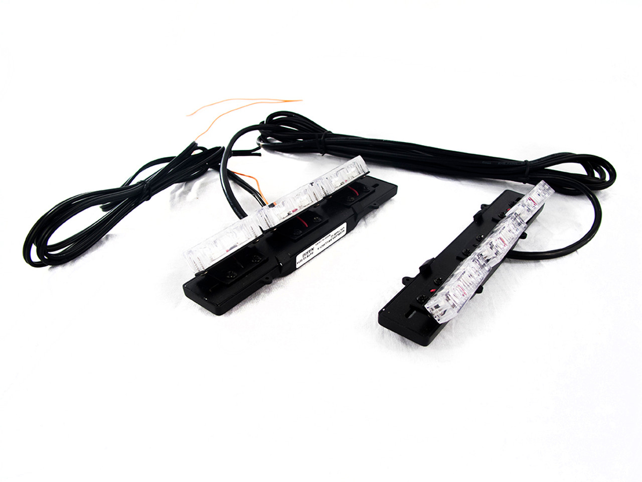 SLIM Design LED Grille Lighting System Mounting Clip Installation Amber Race Sport Lighting
