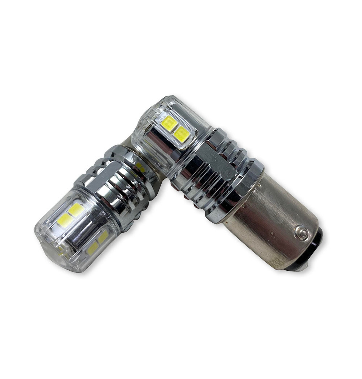 PNP Series 1157 LED Replacement Bulbs With New 3030 Diode Technology and Corrosion Proof Cover Amber LED Race Sport Lighting