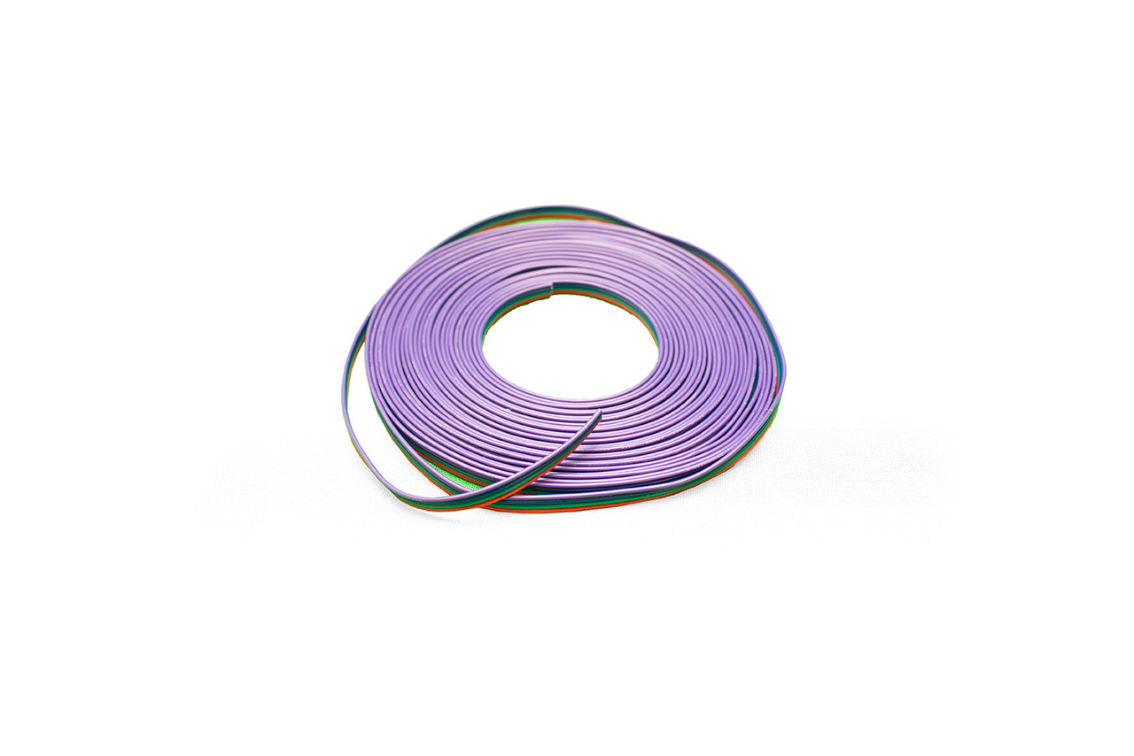 25 Feet7.62M Spool of RGB Wire cable Extending your installation on RGB Multicolor products Race Sport Lighting
