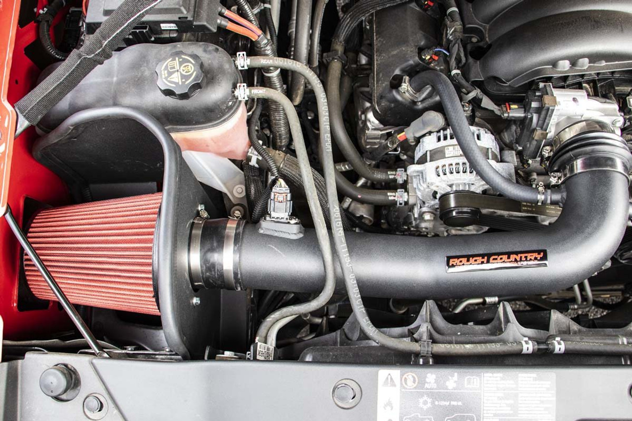 Chevy/GMC Cold Air Intake W/ Pre-Filter Bag (14-18 1500 PU 5.3L, 6.2L) Rough Country