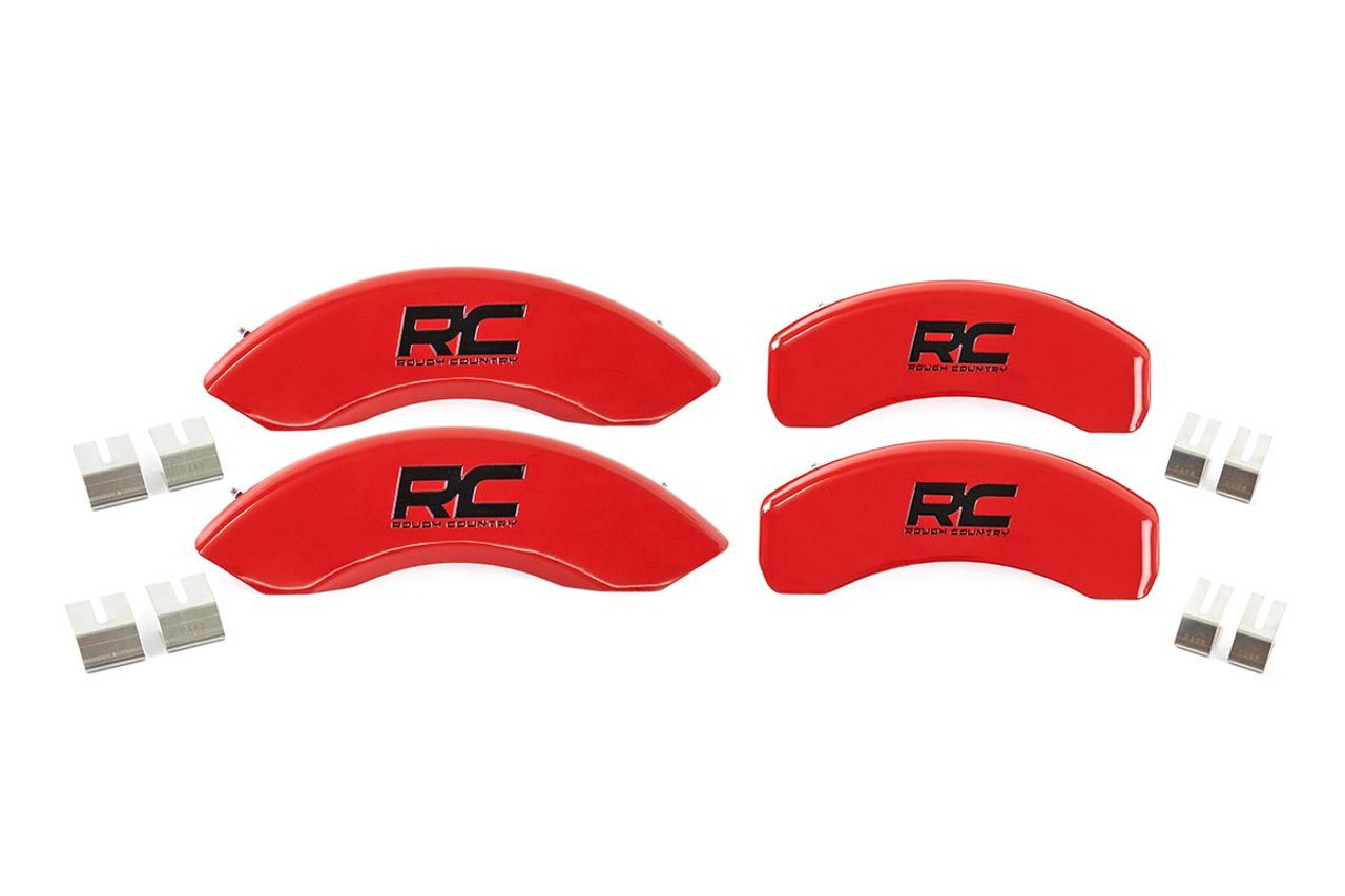 RC Caliper Cover Red 11-18 Ram 1500 2WD/4WD Rough Country