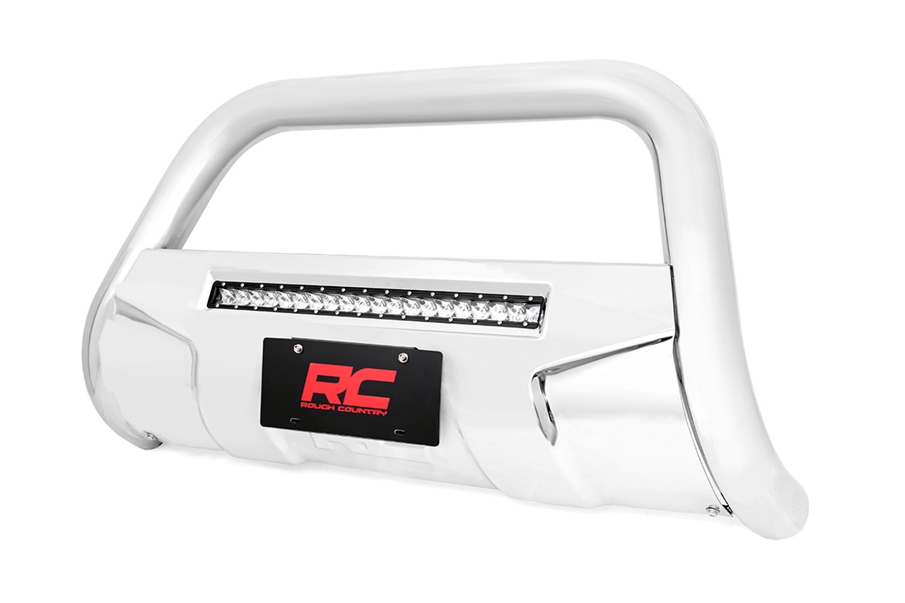 Ford 04-20 F-150 Bull Bar w/LED Light Bar Stainless Steel Rough Country