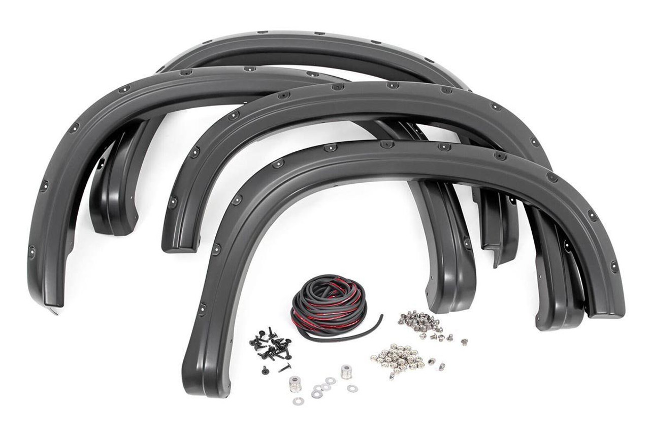 Pocket Fender Flares w/Rivets 19-20 Sierra 1500 Rough Country