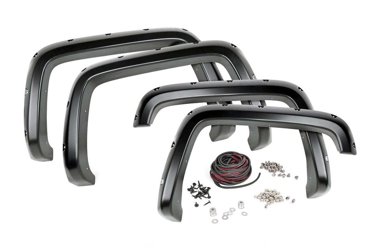 Chevrolet Pocket Fender Flares w/Rivets 15-20 Colorado-6 Foot 2 Inch Bed Rough Country