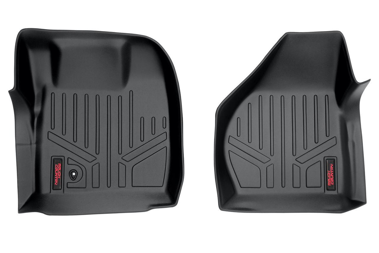 Heavy Duty Floor Mats (Front 08-10 Ford Super Duty Crew Cab) Rough Country