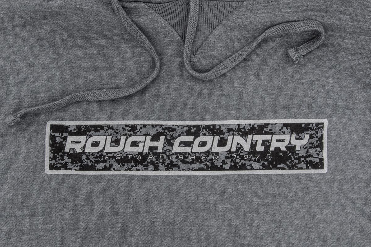 Rough Country Hoodie Gray Small Rough Country