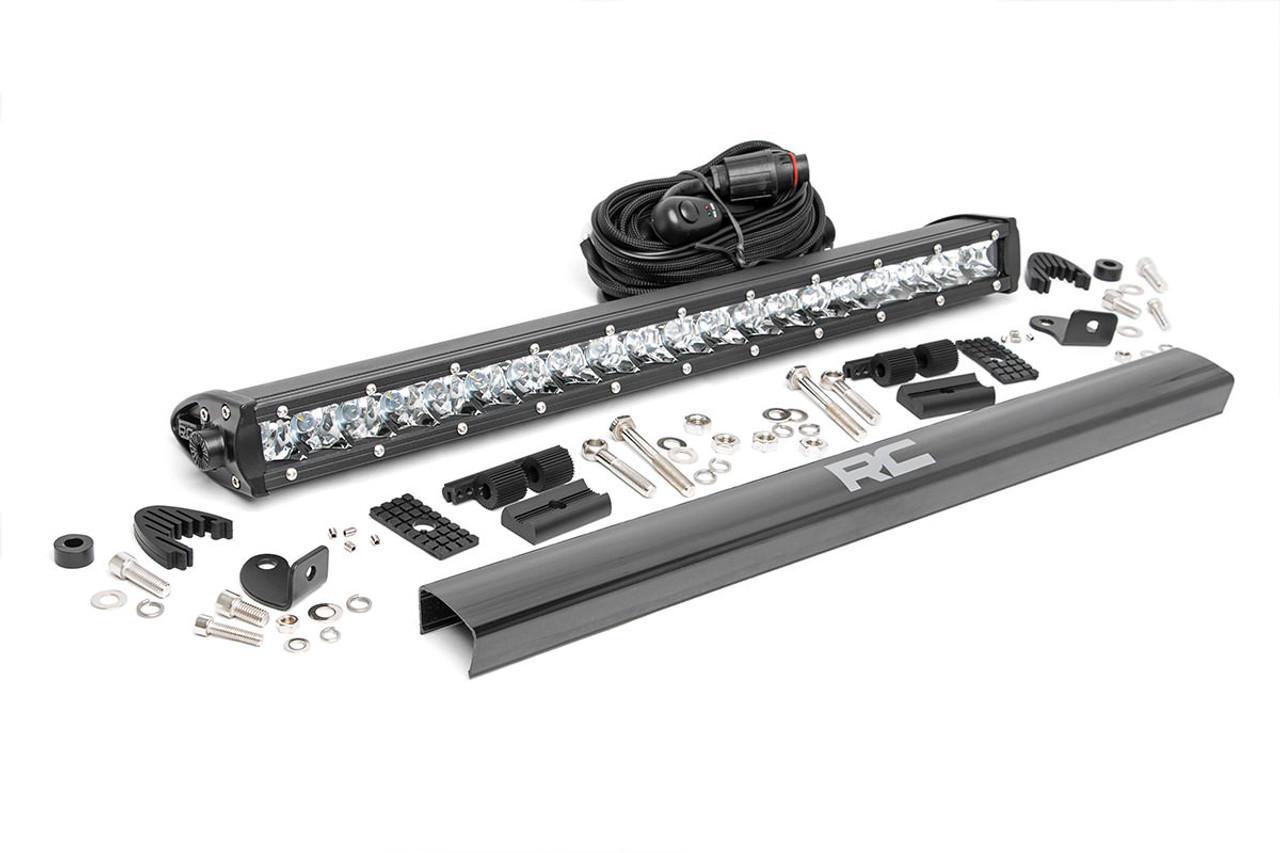 20 Inch CREE LED Light Bar Single Row Chrome Series Rough Country