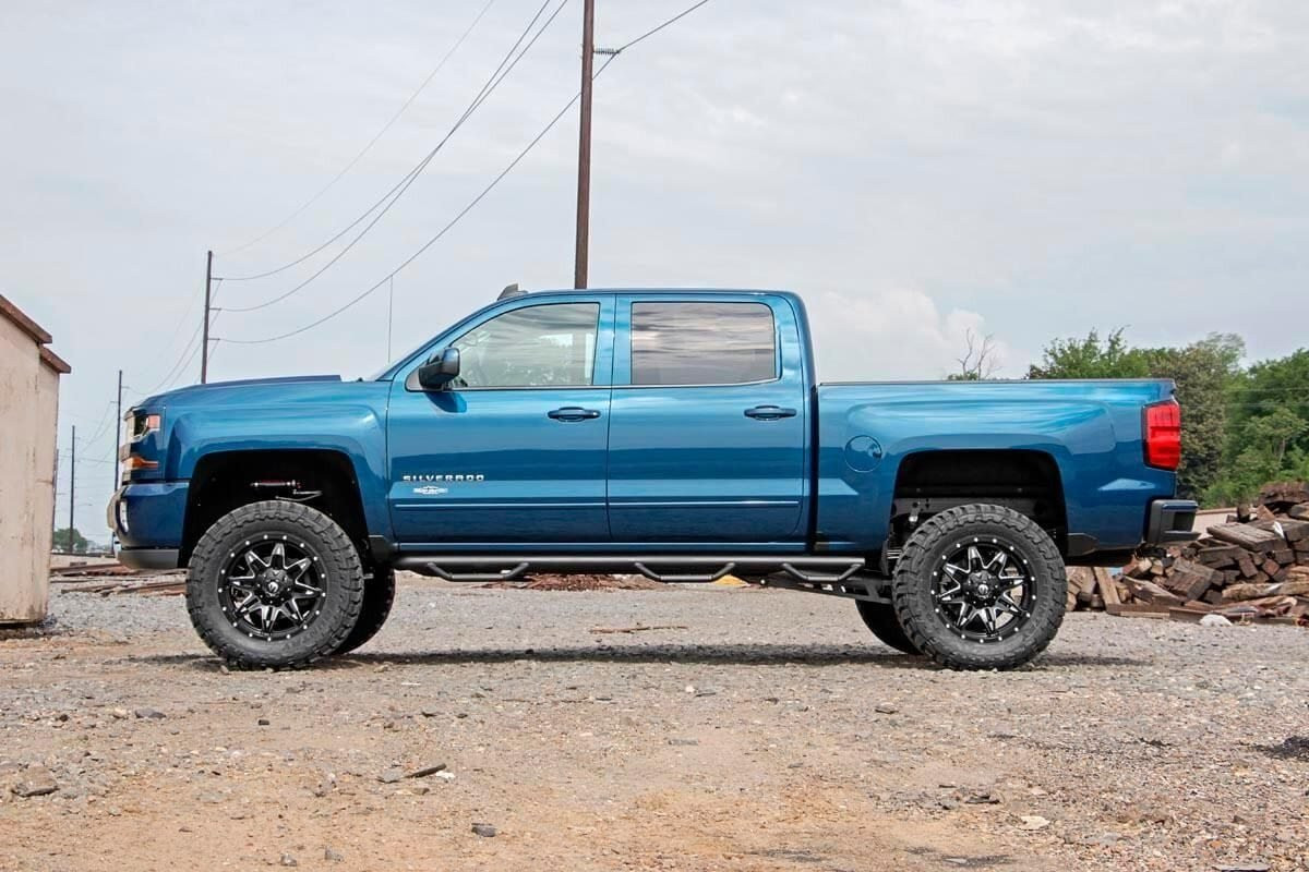 7 Inch Suspension Lift Kit Vertex Cast Aluminum or Stamped Steel 14-18 Silverado/Sierra 1500 2WD