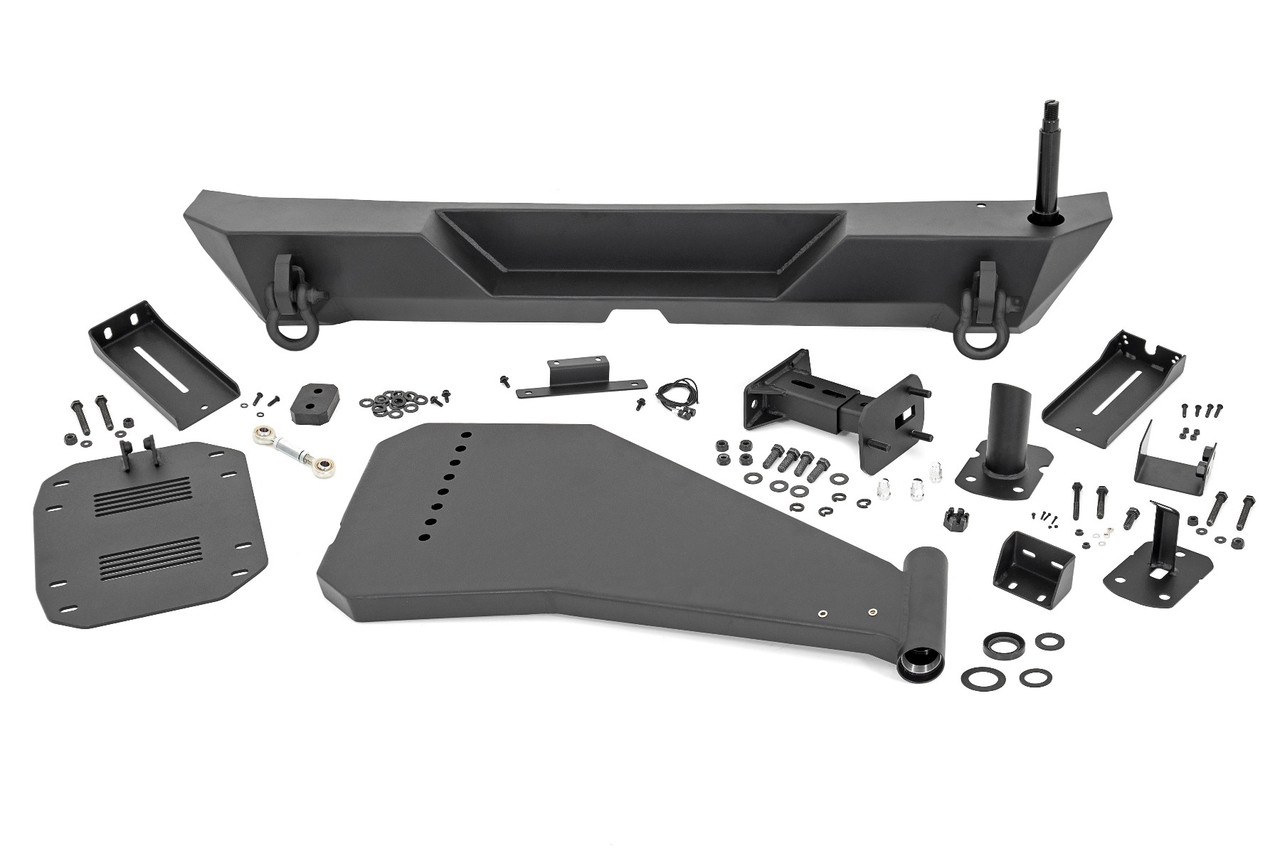 Jeep JL Rear Trail Bumper with Tire Carrier For 18-Pres Wrangler JL 4WD Rough Country