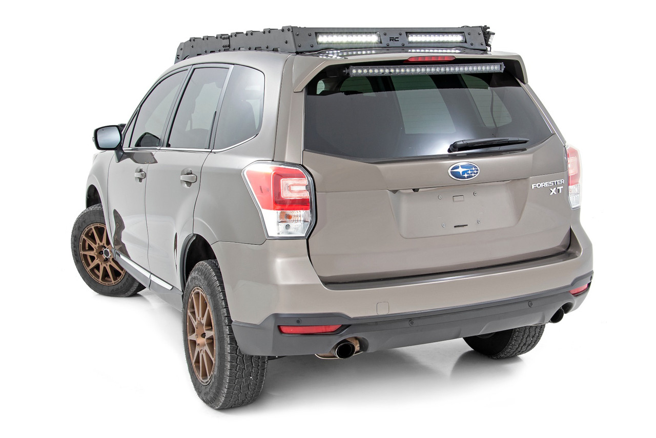 Subaru Roof Rack System w/Front, Rear and Side LEDs 14-18 Subaru Forester Rough Country