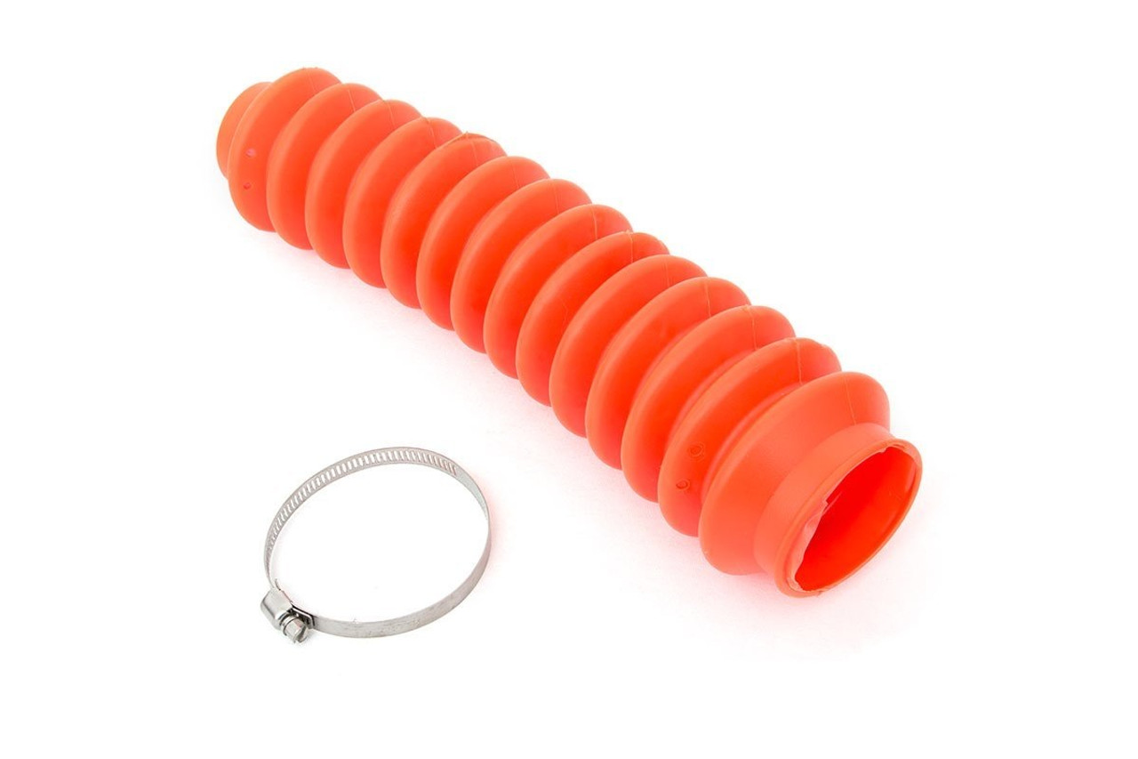 Shock Boot Neon Orange Polyurethane Includes Stainless Steel Boot Clamp Rough Country