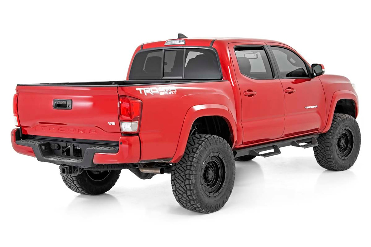 Tacoma Drop Steps AL2 For 05-Pres Tacoma Double Cab Rough Country