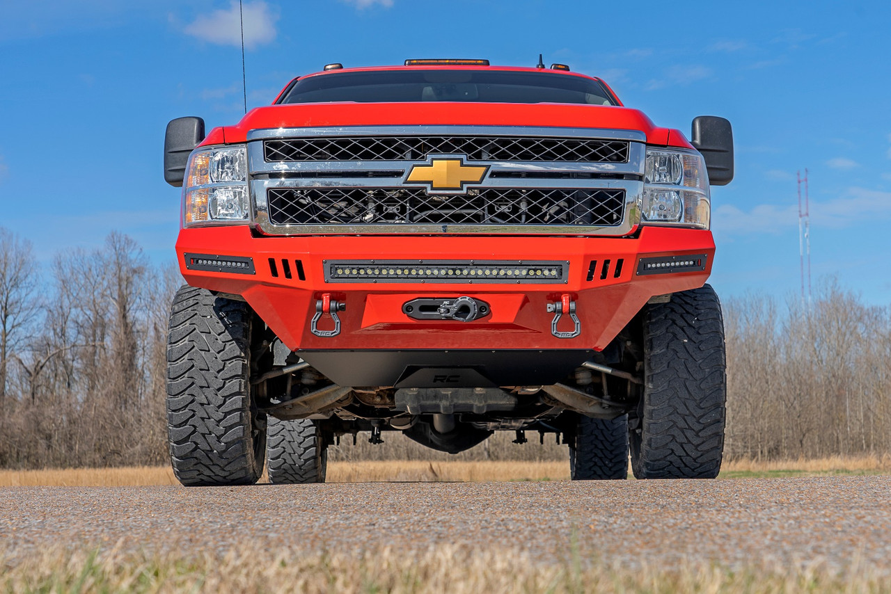 Skid Plate Prerunner Bumper 07-14 Chevy Silverado 2500 HD Rough Country