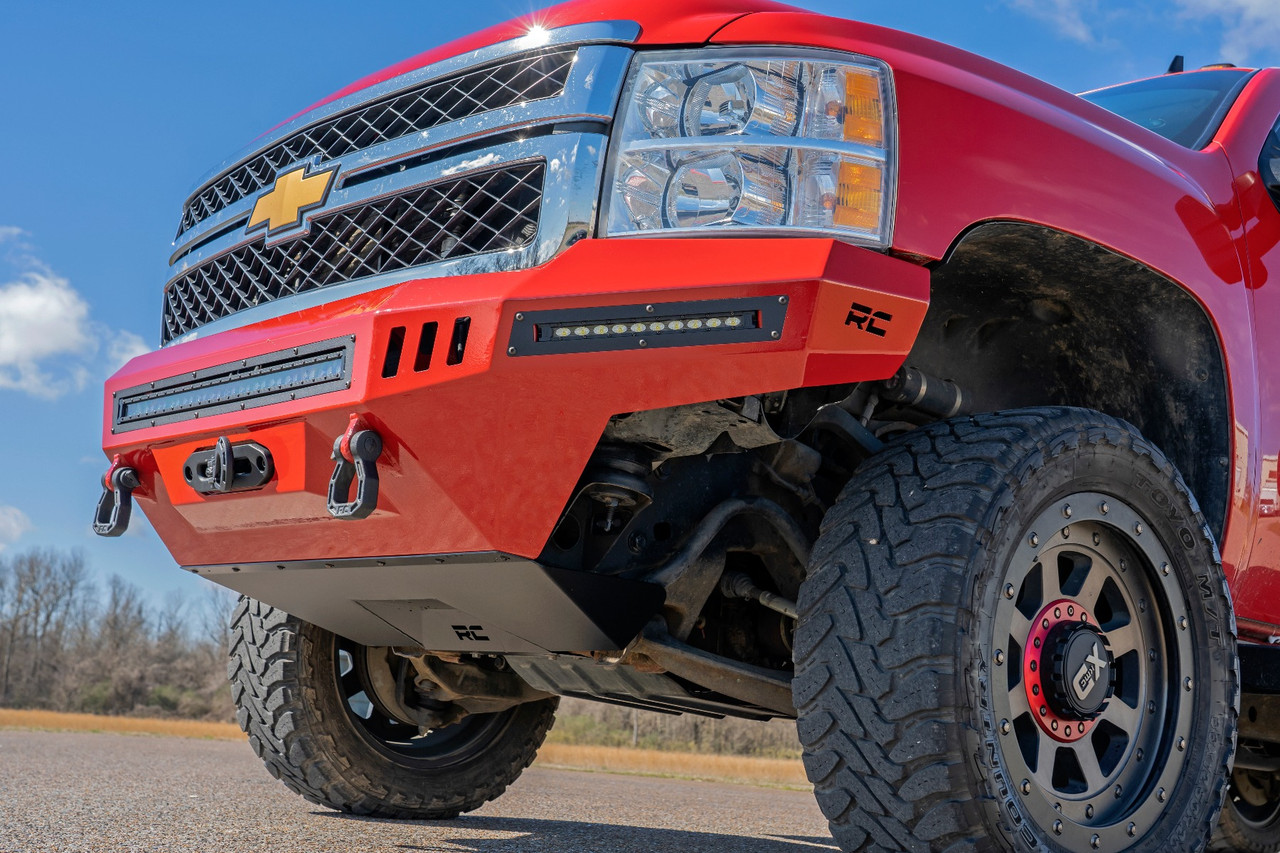 Skid Plate Prerunner Bumper 07-14 Chevy Silverado 2500 HD Rough Country