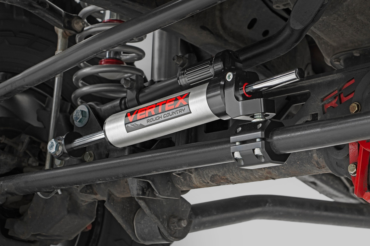 Vertex Steering Stabilizer Pass-Through 07-18 Jeep Wrangler JK Rough Country