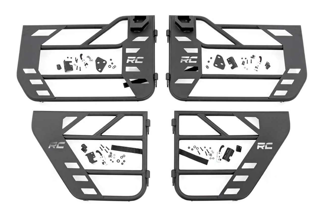 Jeep Steel Tube Doors Front & Rear 18-20 JL/ 20 Gladiator Rough Country
