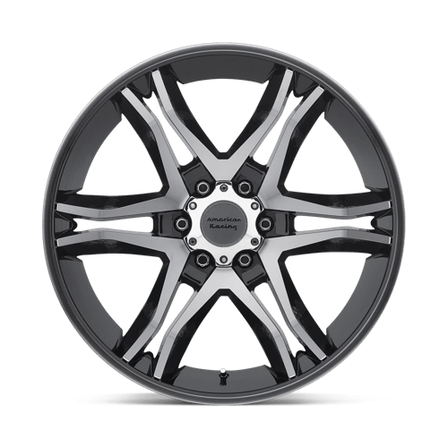 AR893 17X8 6X135 G-BLK MACH 25MM