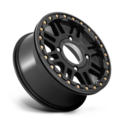 KS250 15X6 4X137 S-BLK BLK-RING 38MM