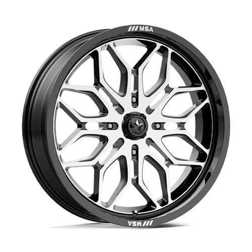 MA47 20X7 4X156 G-BLK-MACH 10MM