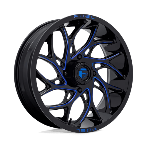 D778 18X7 4X137 G-BLK-MILL-BLU 13MM