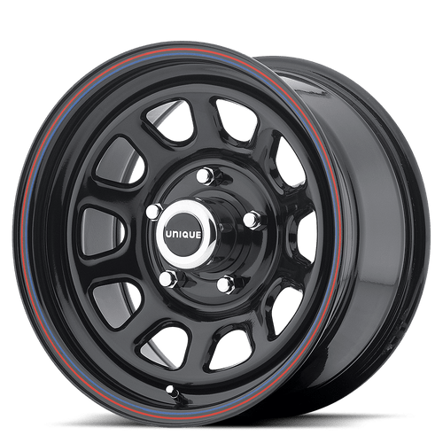AR767 15X10 5X4.5 G-BLK W/ STRIPES -38MM