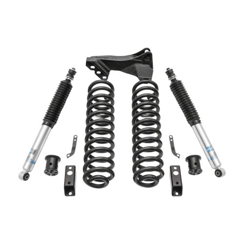 2.5'' Coil Spring Front Lift Kit with Bilstein Front Shocks and Front Track Bar Bracket