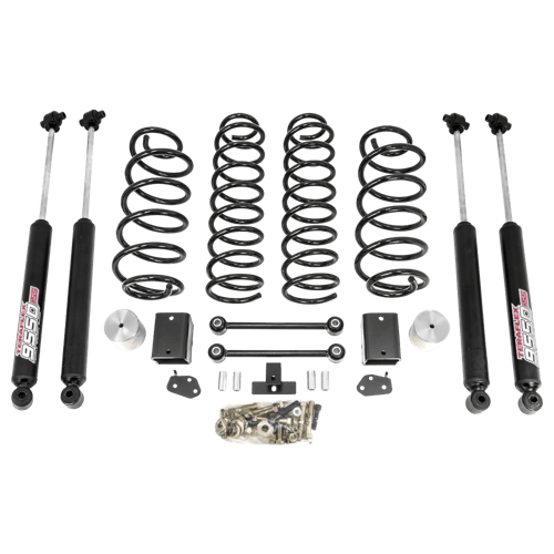 Coil Spring Lift Kit with Teraflex 9550 Shocks 2.5'' Rubicon, 3.5'' Sahara/Sport
