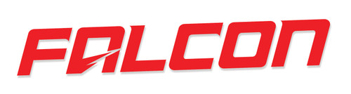 Falcon Performance Shocks Logo Decal 10 Inch Red Teraflex