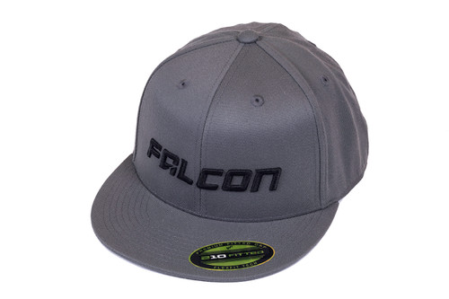 Falcon Shocks FlexFit Flat Visor Hat Dark Gray/Black Small/Medium Teraflex